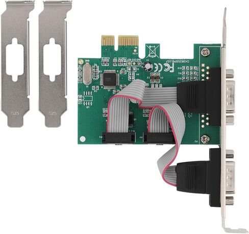 Cocoarm PCIe Serial Port Card, Dual Rs-232 Ports, 115200bps in Kuwait