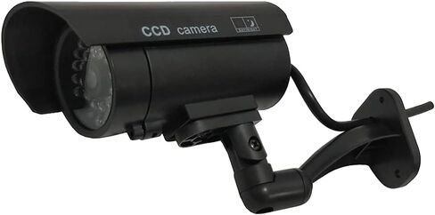 Dummy Security Camera with Realistic Simulated LEDs Flashing Lights and Warning Sticker Decals Fake CCTV Surveillance System Outdoor Indoor 4 Pack in Kuwait