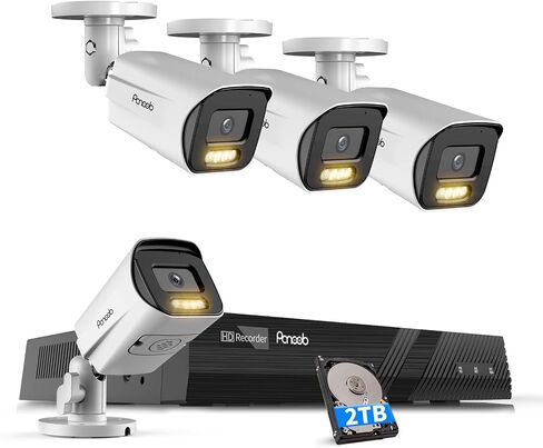 16 Camera Security Camera System 4K PoE with 4TB HDD, PB65A1616-8MD in Kuwait