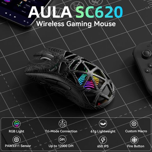 Aula Wireless Keyboard and Mouse Combo, Aula L99 Wireless Keyboard SC620 Wireless Mouse in Saudi Arabia