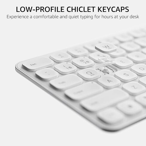 Rapoo 9360M Wireless Keyboard and Mouse Combo, Blade-Series E9310M 99-Key Ultra-Thin Keyboard and M300G Silent Mouse, Support 4 Devices, Quiet, Compact, Battery Powered, for Windows/Mac/Linux/Chrome in Kuwait