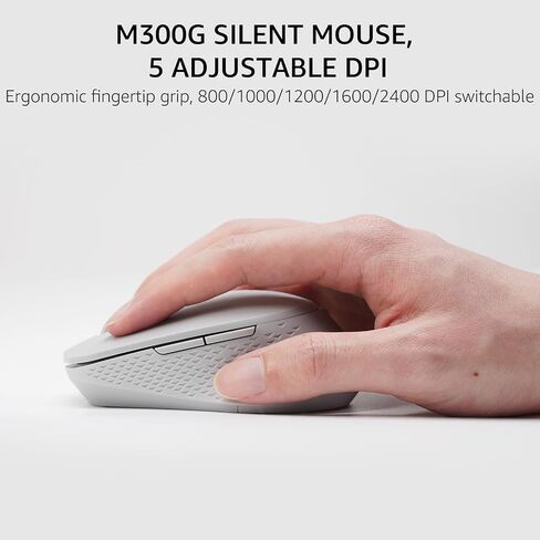Rapoo 9360M Wireless Keyboard and Mouse Combo, Blade-Series E9310M 99-Key Ultra-Thin Keyboard and M300G Silent Mouse, Support 4 Devices, Quiet, Compact, Battery Powered, for Windows/Mac/Linux/Chrome in Kuwait