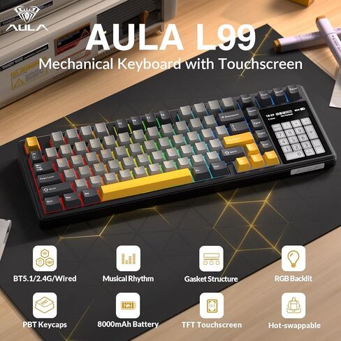 Aula Wireless Keyboard and Mouse Combo, Aula L99 Wireless Keyboard SC620 Wireless Mouse in Saudi Arabia
