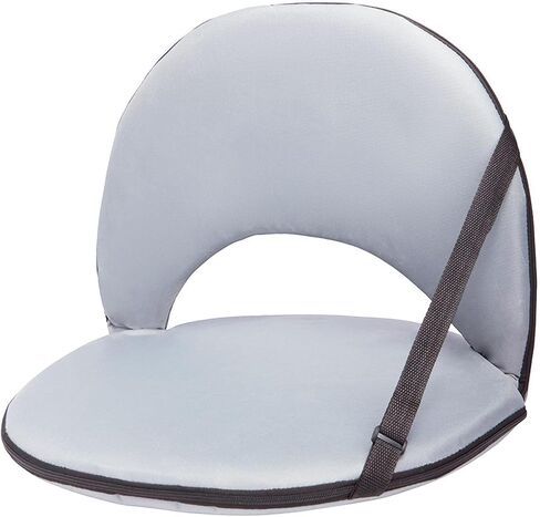 The Lakeside Collection Travel Folding Cushioned Seat 5 Adjustable Positions Blue Or Gray in Kuwait