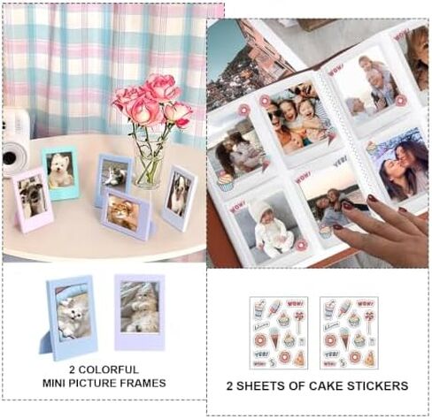 Mini 13 Clear Case for Fujifilm Instax Mini 13 Camera, Clear Blue in Saudi Arabia