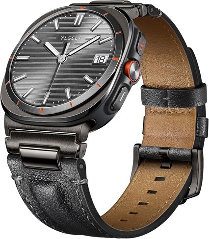 Leather Band Fits Samsung Galaxy Watch Ultra 2/ Ultra 47mm 2026 2025 2024 in Saudi Arabia
