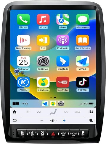 Qualcomm Car Radio for Dodge Durango 2014-2020 Replacement in Kuwait