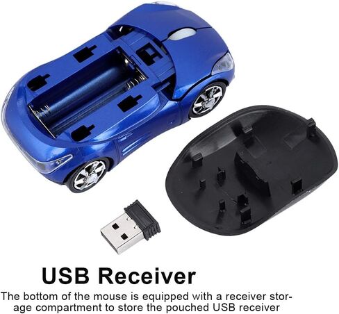 Mouse, 2.4G Mouse Bluetooth Optical Mouse 1600DPI for/ME/PC/Tablet Gaming Office (Blue) in Kuwait
