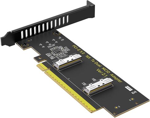 PCIe 5.0 X16 to MCIO 8i 74Pin SFF-1016 Host Adapter Card in Saudi Arabia