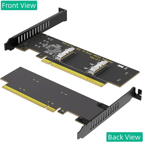 PCIe 5.0 X16 to MCIO 8i 74Pin SFF-1016 Host Adapter Card in Saudi Arabia