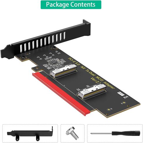 PCIe 5.0 X16 to MCIO 8i 74Pin SFF-1016 Host Adapter Card in Saudi Arabia