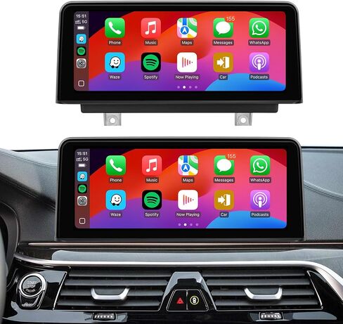 10.25'' Linux HD Touch Screen for BMW 3/4 Series F30/F31/F33/F34 & 1/2 Series F20/F21/F22/F23 2012‑2017 NBT Support Wired and Wireless CarPlay Retrofit Android Auto in Kuwait