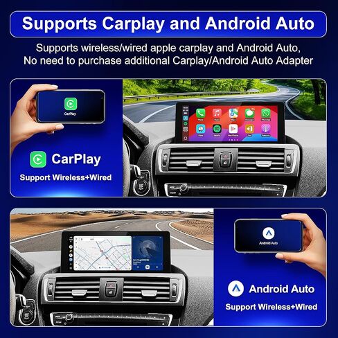 10.25'' Linux HD Touch Screen for BMW 3/4 Series F30/F31/F33/F34 & 1/2 Series F20/F21/F22/F23 2012‑2017 NBT Support Wired and Wireless CarPlay Retrofit Android Auto in Kuwait