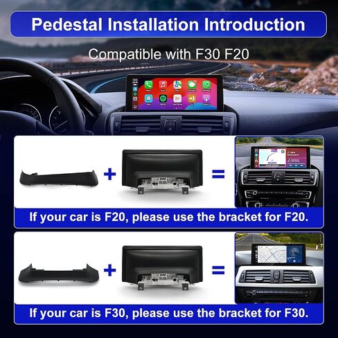 10.25'' Linux HD Touch Screen for BMW 3/4 Series F30/F31/F33/F34 & 1/2 Series F20/F21/F22/F23 2012‑2017 NBT Support Wired and Wireless CarPlay Retrofit Android Auto in Kuwait