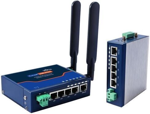 Dual Band WiFi 6 Wireless Client 5*Gigabit Port 1*CAN Port Edge Computing Gateway CANBus to Ethernet CANFD RS485 RS232 to WiFi USR-W660S in Kuwait