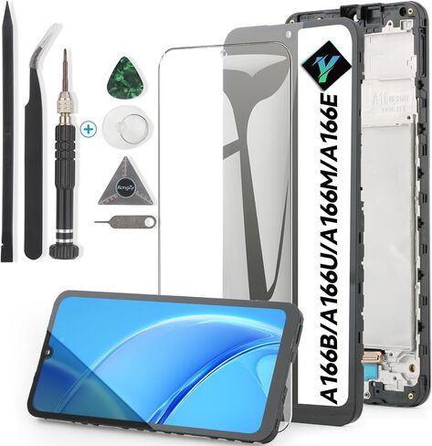 OLED for Samsung Galaxy A16 5G Screen Replacement for Samsung A16 5G SM-A166B/SM-A166U/SM- A166M/SM-A166E LCD Display with Digitizer Assembly Replacement with Tools in Kuwait