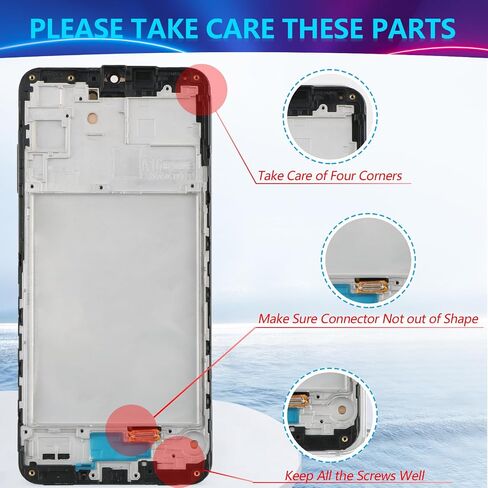 OLED for Samsung Galaxy A16 5G Screen Replacement for Samsung A16 5G SM-A166B/SM-A166U/SM- A166M/SM-A166E LCD Display with Digitizer Assembly Replacement with Tools in Kuwait