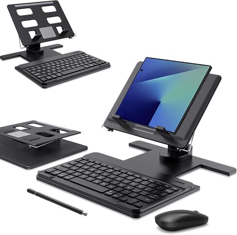 Desk Stand & Bluetooth Keyboard for Galaxy Z Fold 8 Ultra/8 Wide/7/6/5 in Saudi Arabia