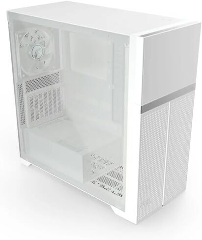 Valkyrie VK-02 Lite Mid Tower ATX PC Case – Supports up to 13 Fans – 3×360/420mm Radiators – Tempered Glass Side Panel – ARGB Lighting – Dual-Chamber – ATX/Micro-ATX/Mini-ITX – Black in Kuwait
