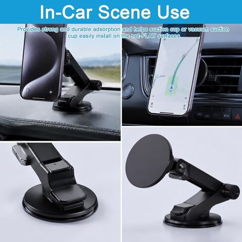 3Pcs 3.2" Car Sticky Base Plate Dashboard Pad Mounting Disk in Kuwait