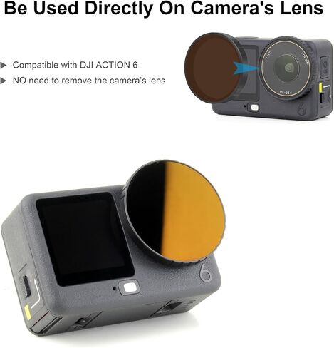 ND CPL Filter Kit for DJI Osmo Action 6 Camera Lens in Kuwait