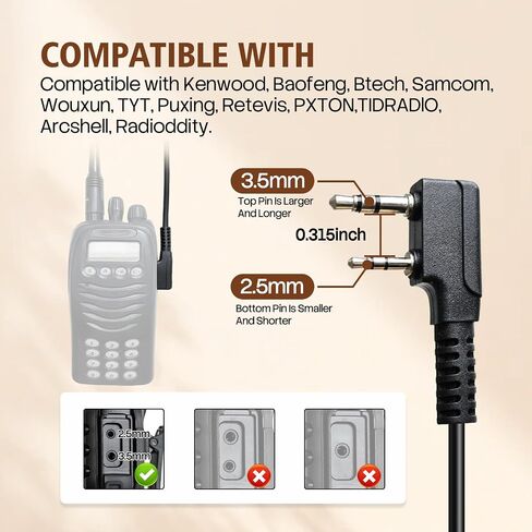 Noise Cancelling Walkie Racing Headset with 5-Pin & K1 Adapter in Saudi Arabia
