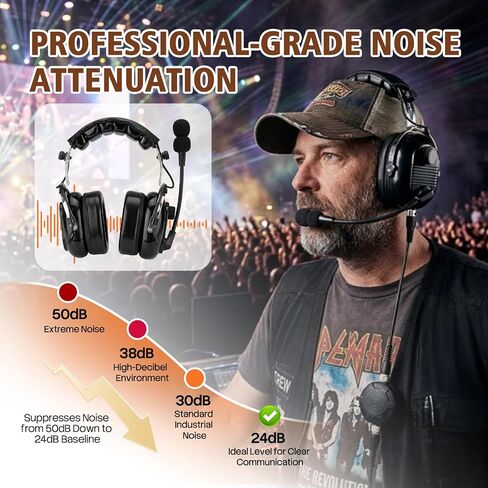 Noise Cancelling Walkie Racing Headset with 5-Pin & K1 Adapter in Saudi Arabia