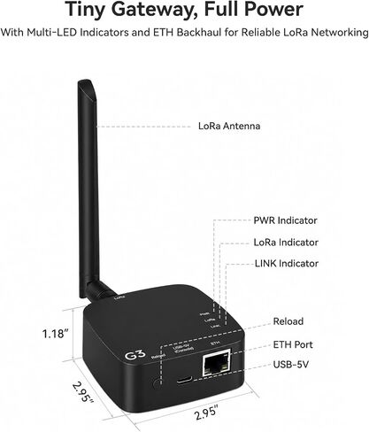 FamilyKit Mini LoRaWAN Gateway ThinkNode G3, ESP32-S3 & SX1262, US915/EU868 in Saudi Arabia