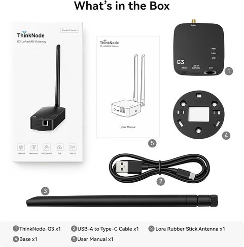 FamilyKit Mini LoRaWAN Gateway ThinkNode G3, ESP32-S3 & SX1262, US915/EU868 in Saudi Arabia
