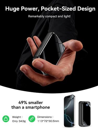 50000mAh Portable Charger, 50% Smaller Power Bank Built-in 4 Cables in Kuwait