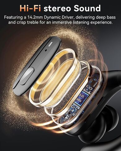 Wireless Earbuds with Ear Hooks, Running Headphones, Ear Buds for Sports in Saudi Arabia