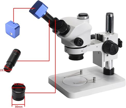 0.5X C Mount Microscope Adapter 23.2mm Electronic Eyepiece Reduction Lens 0.5X Microscope Lens for Adapter in Saudi Arabia