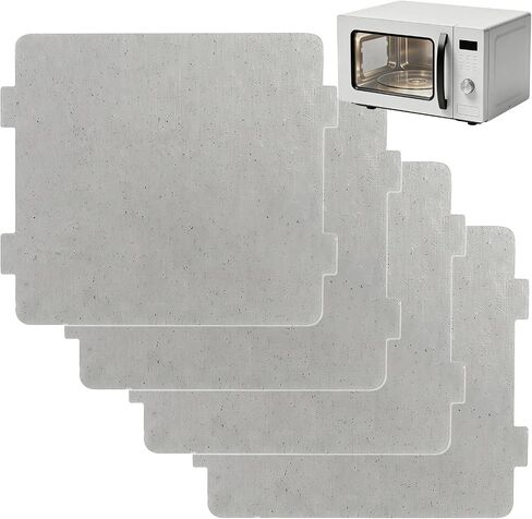 4 Pcs Mica Sheets for Microwave, Universal Waveguide Cover Replacement, Cut to Size for Oven in Saudi Arabia