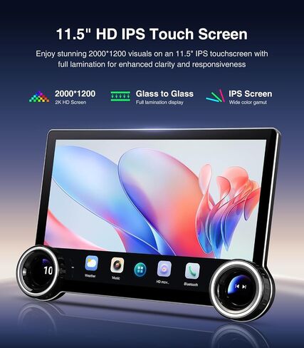 Touchscreen Car Stereo Radio for Dodge Ram 1500 2500 3500 2013-2018,Wireless CarPlay Android Auto GPS Navigation Head Unit Replacement,Manual & Auto Climate Control in Kuwait