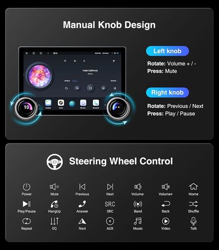 Touchscreen Car Stereo Radio for Dodge Ram 1500 2500 3500 2013-2018,Wireless CarPlay Android Auto GPS Navigation Head Unit Replacement,Manual & Auto Climate Control in Kuwait