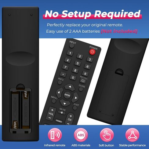 Universal Remote Control for Dynex, Compatible Dynex TV Remote Replacement in Saudi Arabia