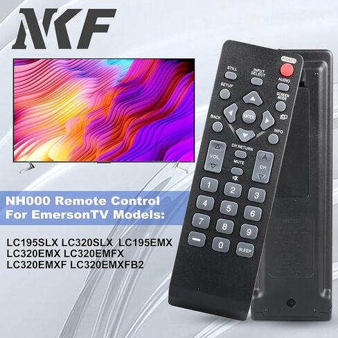 NH000UD for Emerson TV Remote Replacement: Universal Remote Control for Emerson TV and Sylvania TV Remote LC190EM2 LC260EM2 LC220EM1 LC320EM2 LC401EM3F CLC401EM2F RLC220SL1 and LC220SL in Saudi Arabia