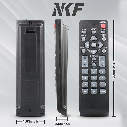 NH000UD for Emerson TV Remote Replacement: Universal Remote Control for Emerson TV and Sylvania TV Remote LC190EM2 LC260EM2 LC220EM1 LC320EM2 LC401EM3F CLC401EM2F RLC220SL1 and LC220SL in Saudi Arabia