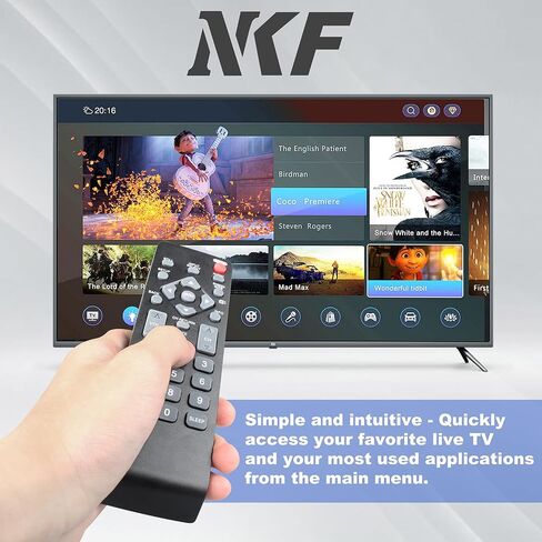 NH000UD for Emerson TV Remote Replacement: Universal Remote Control for Emerson TV and Sylvania TV Remote LC190EM2 LC260EM2 LC220EM1 LC320EM2 LC401EM3F CLC401EM2F RLC220SL1 and LC220SL in Saudi Arabia