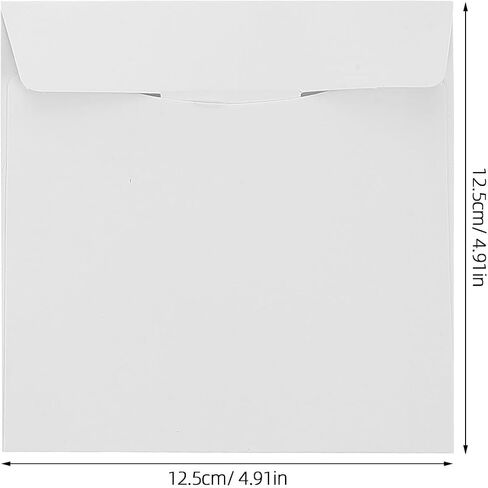 CD Sleeves and Sleek Style for Disc Storage White 50pcs Paper with Wide Compatibility, Simple Design for Protecting DVDs and Cds in Home or Office Use in Kuwait