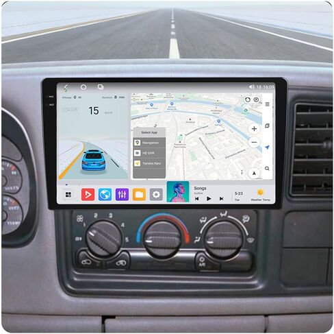 MekedeTech 9" Radio for Chevy Silverado/Suburban/Tahoe GMC Sierra 1999-2002 in Kuwait