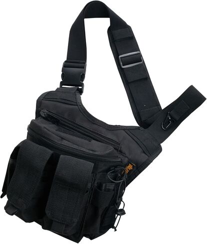 US PeaceKeeper Products - Rapid Deployment Pack - Heavy Duty Water Resistant Fabric - Ergonomic Sling Pack - Concealed Pocket in Saudi Arabia