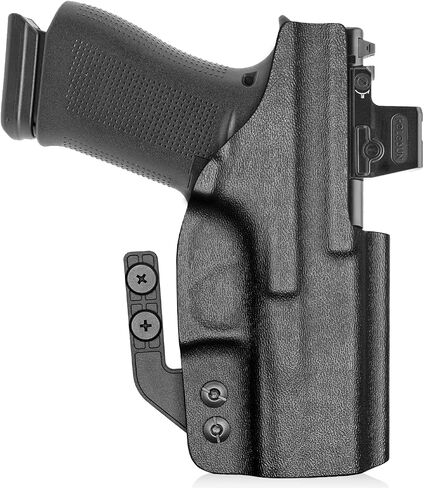 WARRIORLAND IWB Kydex Holster, w/Claw & Optics Cut, Compatible with Glock 43 / G43X & G43X MOS Pistol, Inside Waistband Concealed Carry Holster, Adj. Retention & Cant, Left Hand in Kuwait