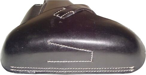 warreplica WW2 German P08 Luger Hardshell Holster|Otto Sindel Berlin Marked Reproduction|Premium Brown Leather Sidearm Pouch|Authentic Military Field Gear for Historical Reenactors & Collectors in Kuwait