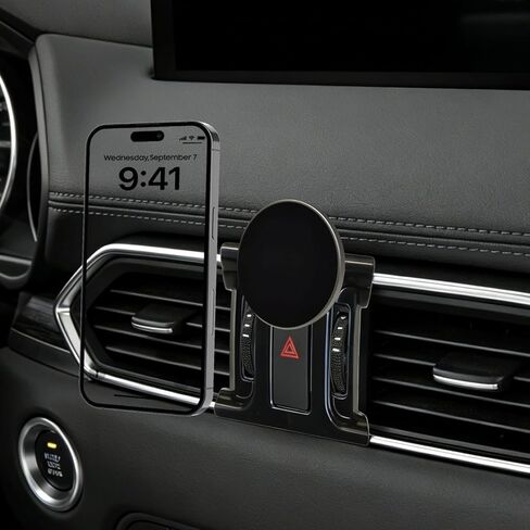 for Mazda CX5 Phone Mount 2017-2025 Magnetic 360° Rotation Holder in Kuwait