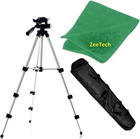 Pro Series 50" Aluminum Adjustable Tripod for: Nikon Coolpix 5000, Coolpix 5400, Coolpix 5700, Coolpix 8400, Coolpix 8700, Coolpix 8800, Coolpix A Photo Video Travel Tripod + Carrying Case in Kuwait