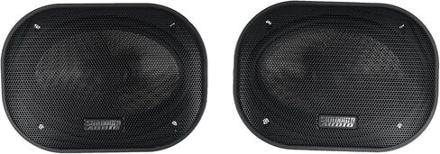 Sundown Audio SA-69CX v.2 Bundle: Pair 6x9 in 125-Watt RMS Coaxial Car Speakers with Silk Dome Tweeter, RockMat 37-15 37.5 Sq Ft 1.5MM 60 MIL Sound Deadener Car Kit, 3-Items in Saudi Arabia