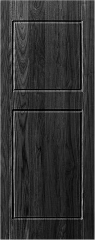 2-Panel 30 in x 96 in Wood Black Barn Sliding Door with Hardware Kit in Kuwait