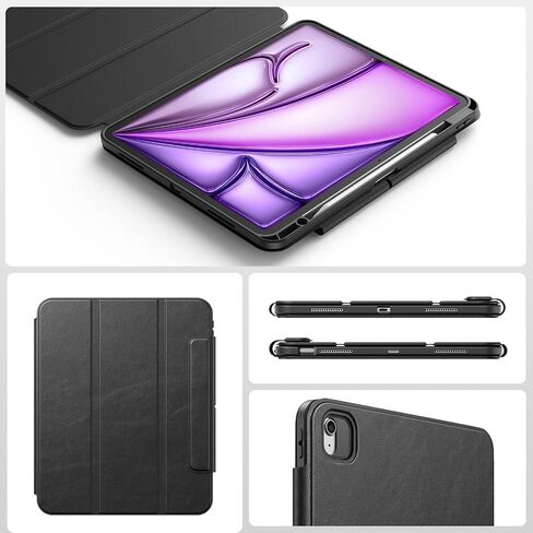 SPARIN Case for iPad Air 13 Inch M4/M3/M2, Removable Magnetic Cover -Black in Kuwait