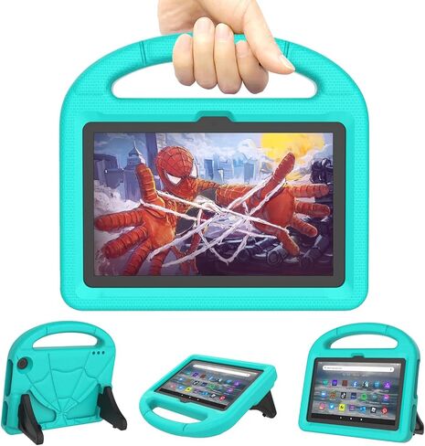 All-New Fire 7 Tablet Case (12th Generation, 2022 Release) for Kids - Pink in Kuwait